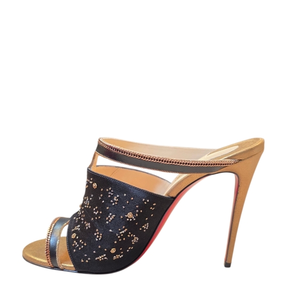 Christian Louboutin x Moda Operandi Rare Zodiac Akenana Mule Heels EXCLUSIVE - Picture 7 of 14